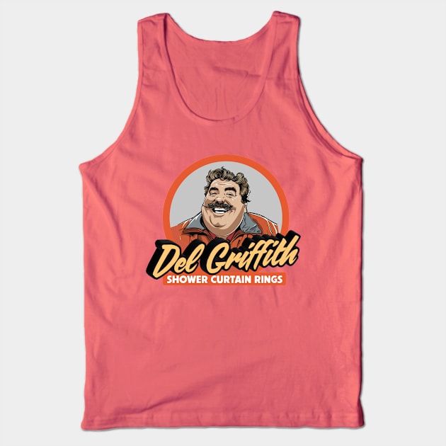 Del Griffith Shower Curtain Rings Tank Top by NineBlack